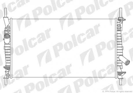 Радиатор охлаждения Polcar 3247084K