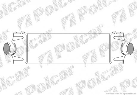 Радиаторы воздуха (Интеркулеры) Polcar 3248J8-1