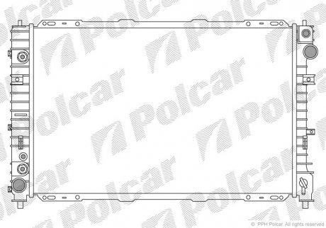 Радіатор охолодження Polcar 325108-3 (фото 1)