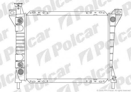 Радіатор охолодження Polcar 325508-1 (фото 1)