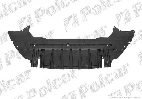 Защита бампера нижняя Polcar 32D1345Q (фото 1)