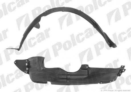 Подкрылок Polcar 4003FL-1 (фото 1)