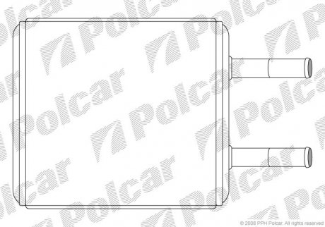 Радиатор обогрева Polcar 4005N8-1