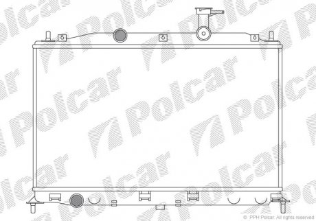 Радиаторы охлаждения Polcar 400908-1 (фото 1)
