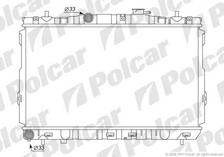 Радиаторы охлаждения Polcar 4013081X (фото 1)