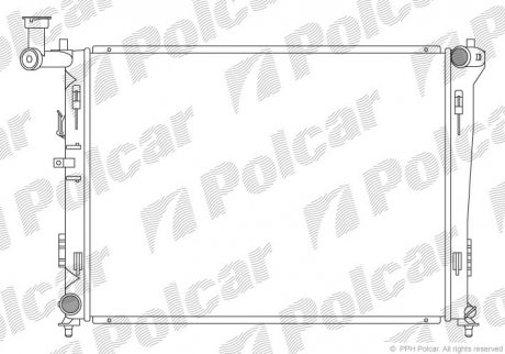 Радиаторы охлаждения Polcar 401508-1 (фото 1)