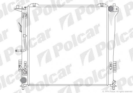 Радиатор охлаждения Polcar 4015084X