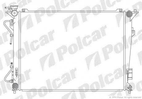 Радиатор охлаждения Polcar 402608-1 (фото 1)