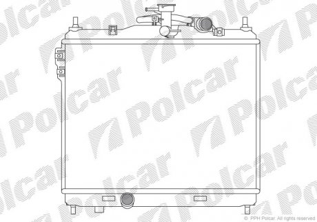 Радиатор охлаждения Polcar 4042085X (фото 1)