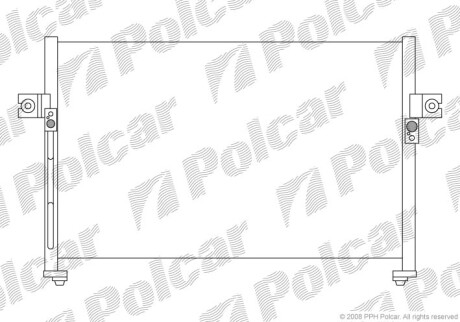 Радиаторы кондиционера Polcar 4062K8C2