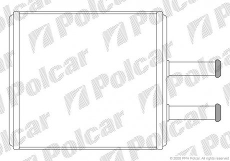 Радіатор обігріву Polcar 4102N8-1