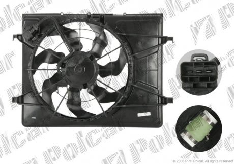 Вентиляторы радиаторов Polcar 411423W3 (фото 1)