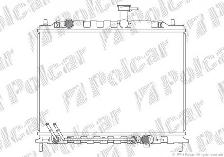 Радиатор охлаждения Polcar 4117084X