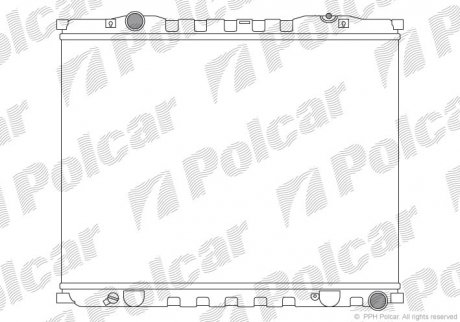 Радиатор охлаждения Polcar 4170081X