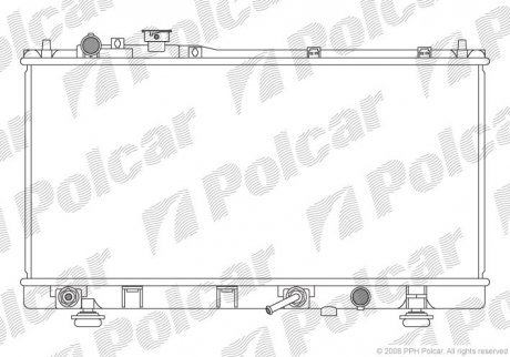 Радіатор охолодження Polcar 450908-4