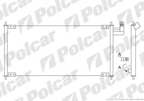 Радиаторы кондиционера Polcar 4509K8C1