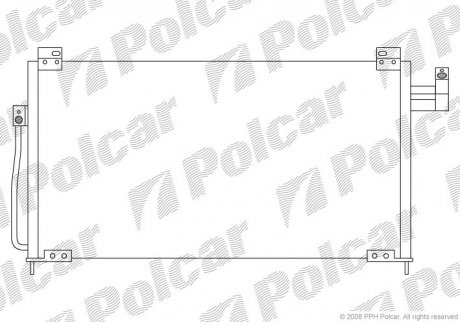 Радиаторы кондиционера Polcar 4509K8C2