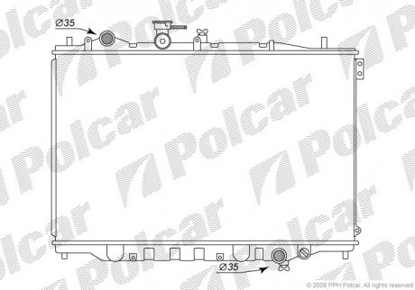 Радиаторы охлаждения Polcar 451508-3