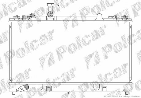 Радиаторы охлаждения Polcar 451908-3 (фото 1)