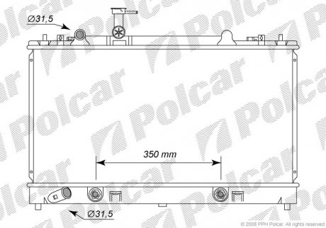 Радиаторы охлаждения Polcar 4519084K