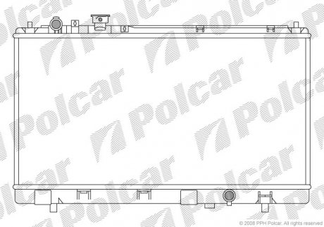 Радіатор охолодження Polcar 455508-2