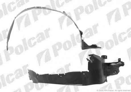 Подкрылок Polcar 5002FP-2 (фото 1)
