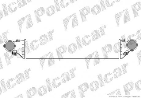 Радиаторы воздуха (Интеркулеры) Polcar 5003J8-2 (фото 1)