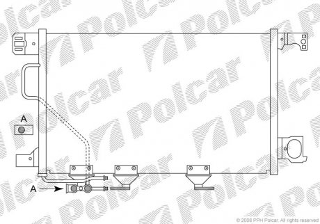 Радиаторы кондиционера Polcar 5003K8C3S (фото 1)