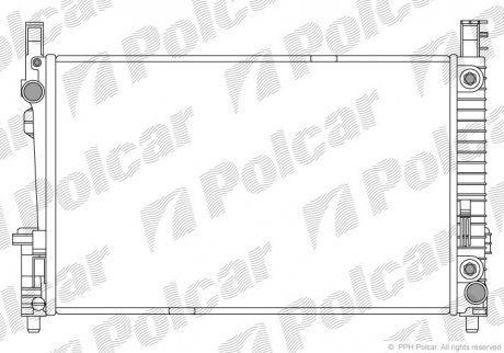 Радиаторы охлаждения Polcar 500608-1
