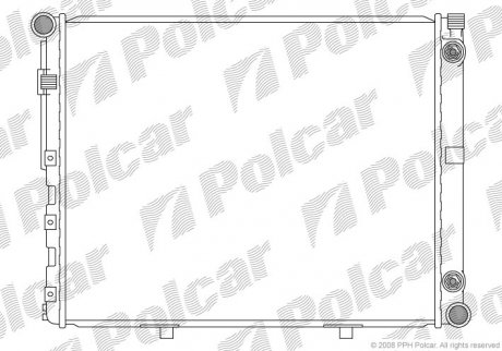 Радиатор охлаждения Polcar 501408-9