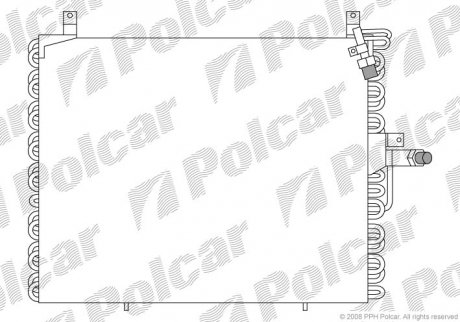 Радиаторы кондиционера Polcar 5014K8A4 (фото 1)
