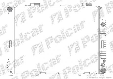 Радиатор охлаждения Polcar 501508-1 (фото 1)
