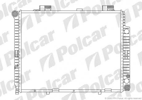 Радіатор охолодження Polcar 501508-3