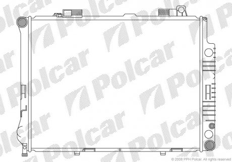 Радиатор охлаждения Polcar 501508-5 (фото 1)