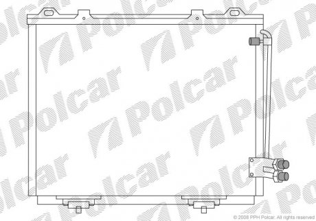 Радиаторы кондиционера Polcar 5015K8C1 (фото 1)