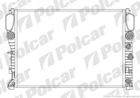 Радіатор охолодження Polcar 501608-2