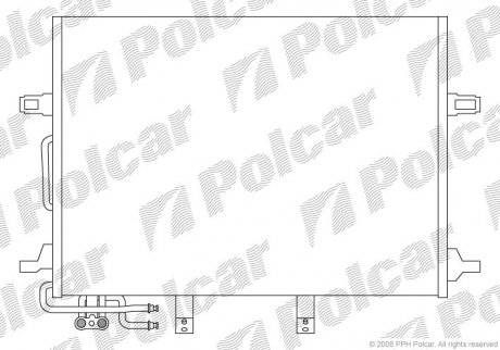 Радиаторы кондиционера Polcar 5016K8C1 (фото 1)