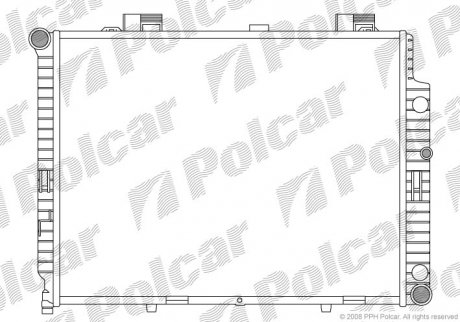 Радиаторы охлаждения Polcar 502108-4 (фото 1)
