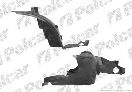 Подкрылок Polcar 5035FL-2 (фото 1)