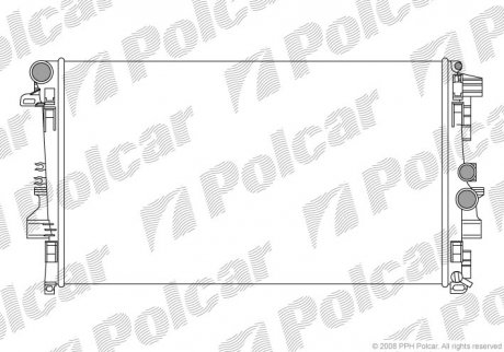 Радиаторы охлаждения Polcar 5040081X