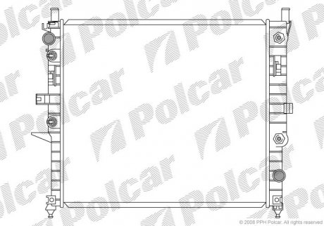 Радиаторы охлаждения Polcar 504408-1