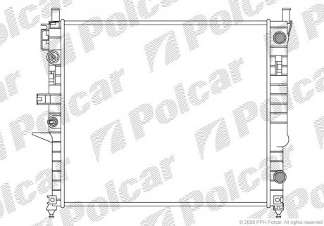 Радиаторы охлаждения Polcar 504408-2 (фото 1)