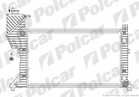 Радиаторы охлаждения Polcar 506208A2