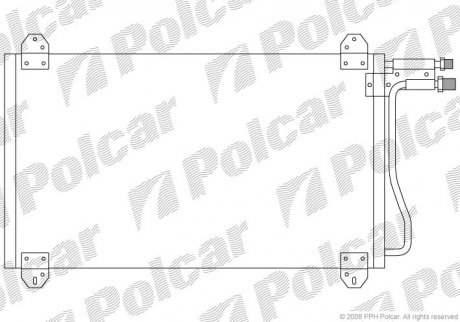 Радиаторы кондиционера Polcar 5062K8C1