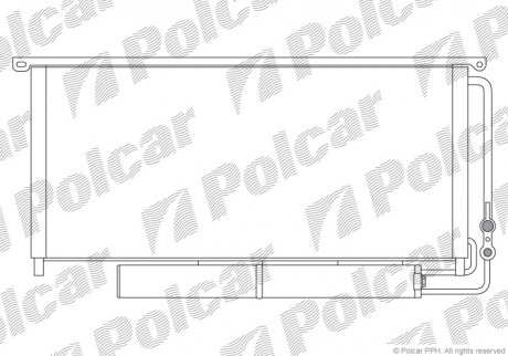Радиаторы кондиционера Polcar 5096K8C1 (фото 1)