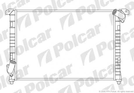 Радіатор охолодження Polcar 510108-2 (фото 1)