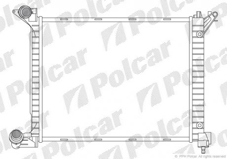 Радиаторы охлаждения Polcar 510108-4 (фото 1)