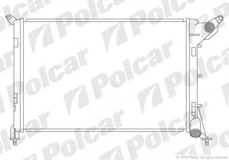 Радиаторы охлаждения Polcar 510108-5 (фото 1)