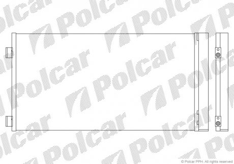 Радиаторы кондиционера Polcar 5103K8C1 (фото 1)