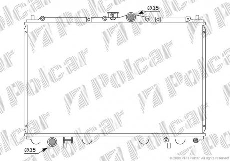 Радиаторы охлаждения Polcar 521008-1 (фото 1)